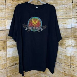 ANVIL VINTAGE 90S JOURNEY BAND TEE BLACK GRAPHIC CLASSIC ROCK CONCERT SHIRT 3X